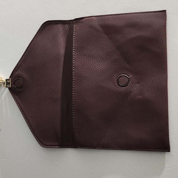 Big Buddah Envelope Purse clutch mauve brown - Picture 2 of 8